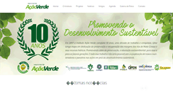 Desktop Screenshot of acaoverde.org.br